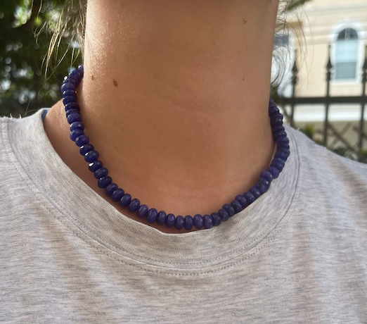 Indigo Rock Necklace