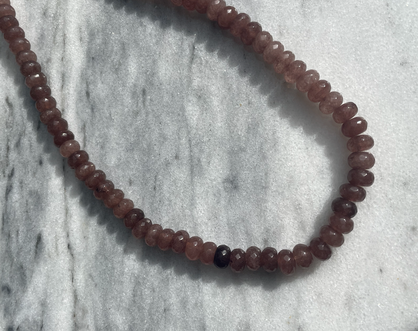 Chocolate Rock Necklace