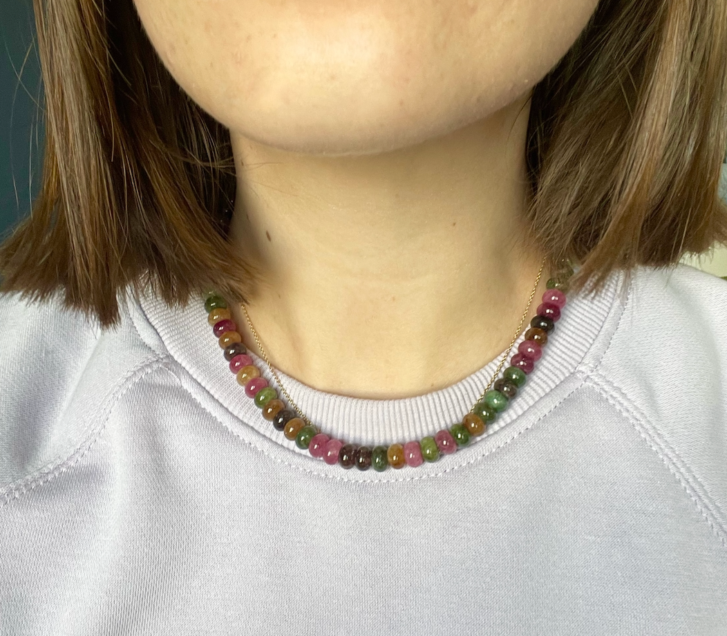 Watermelon Rock Necklace