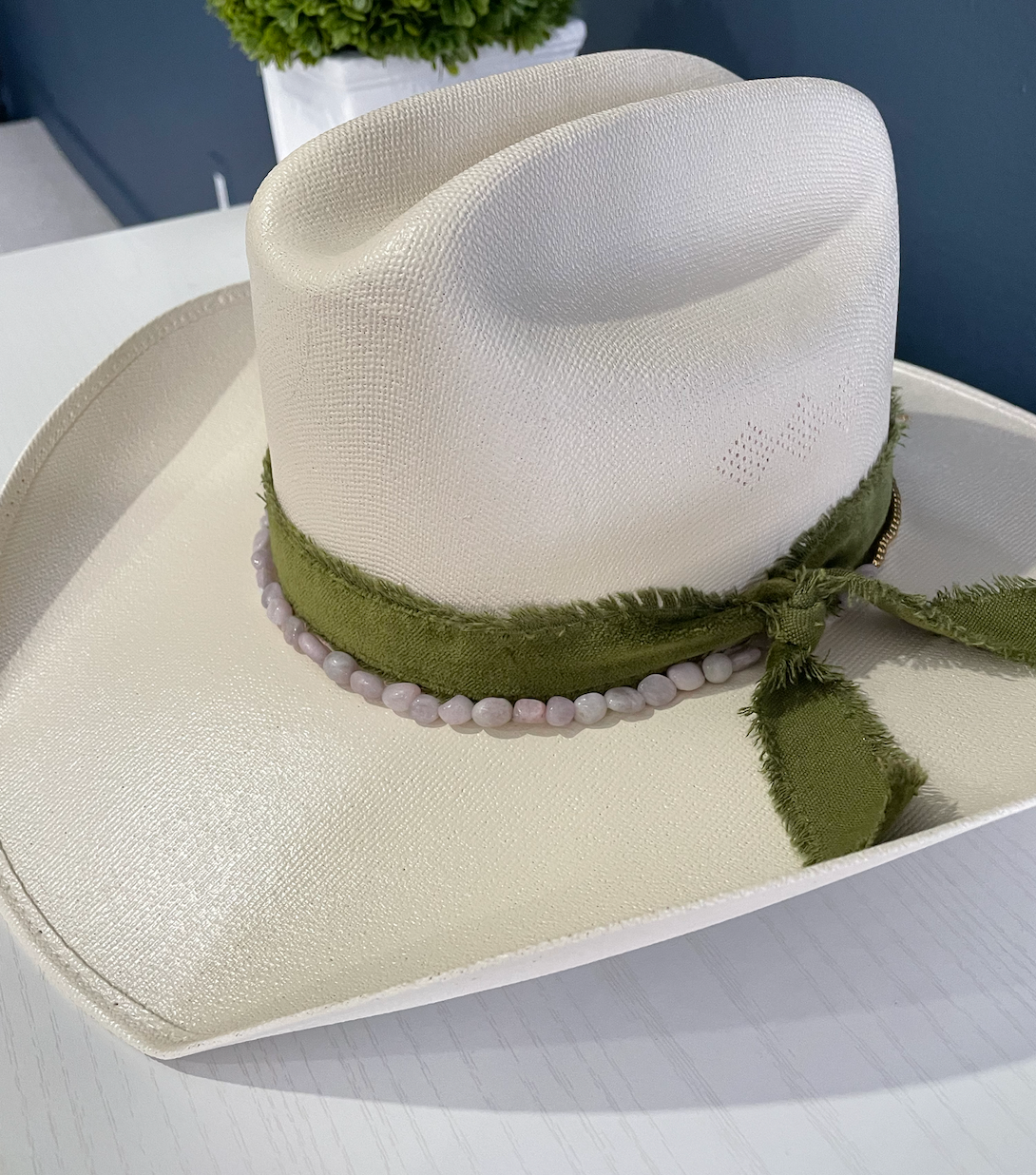 Lavender & Gold Hat Band