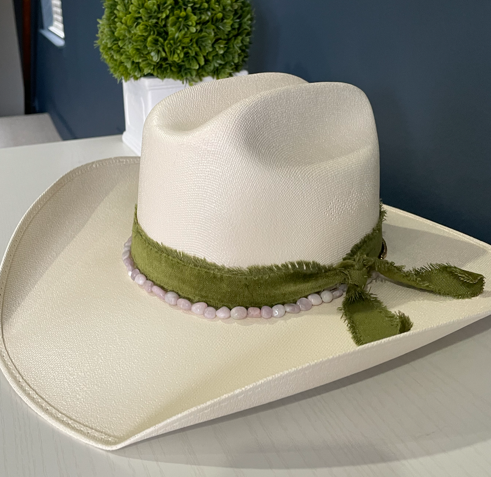 Lavender & Gold Hat Band