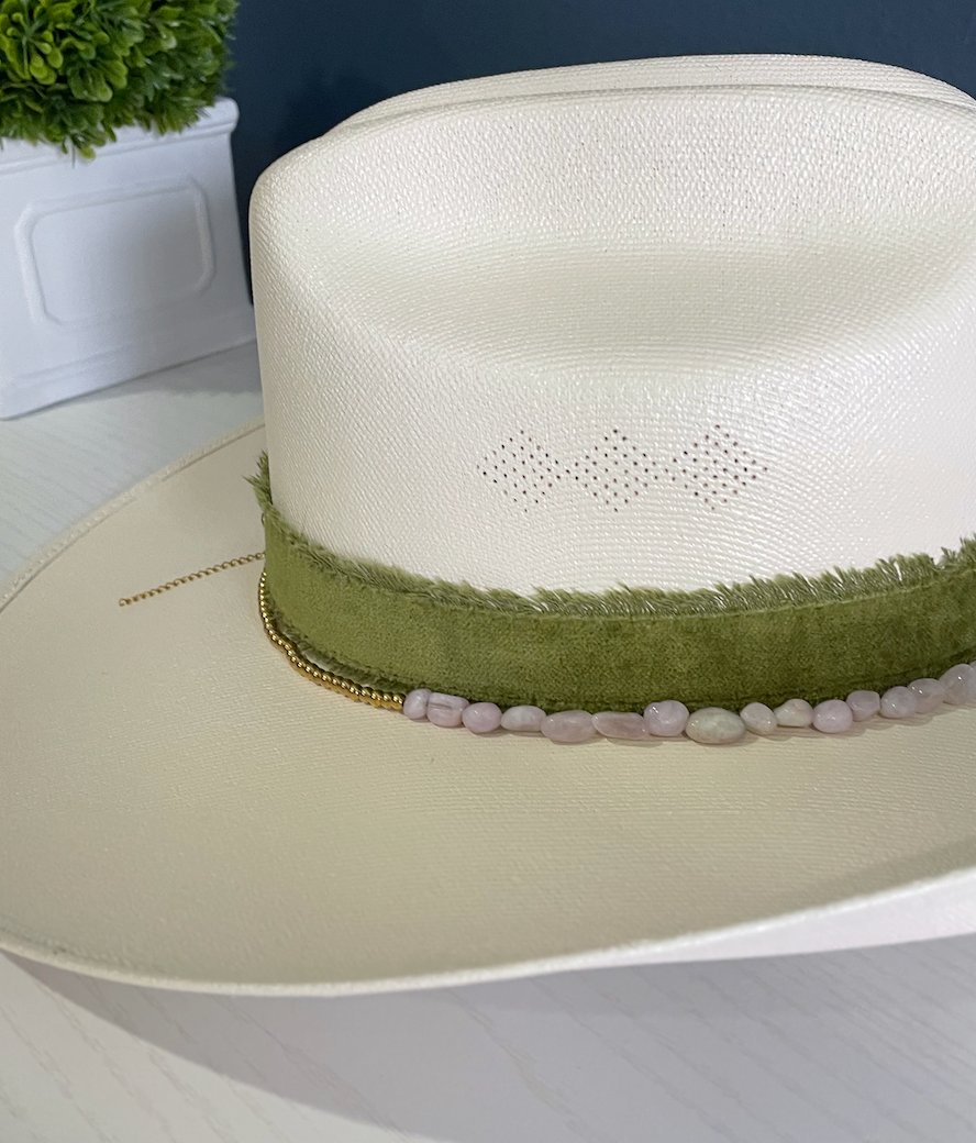 Lavender & Gold Hat Band