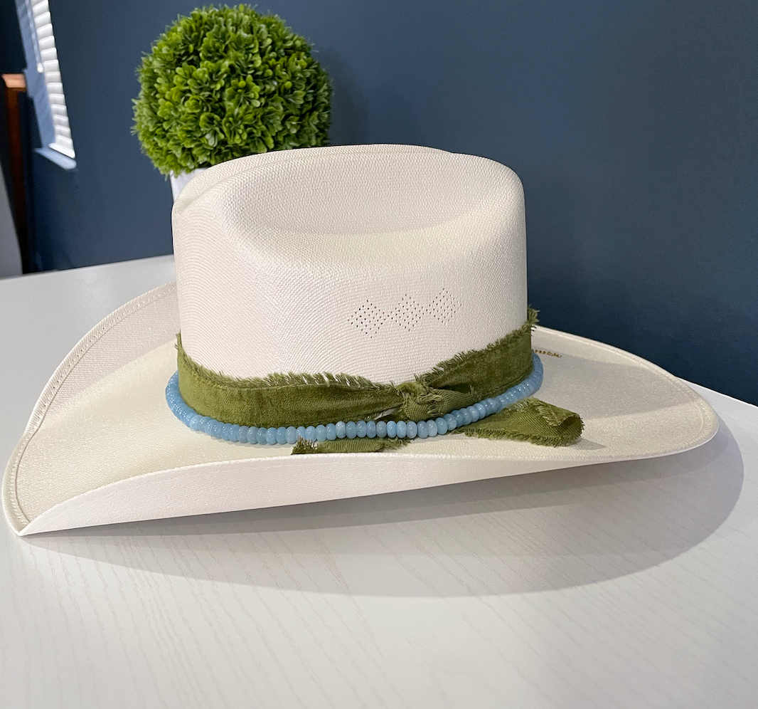 Aquamarine Hat Band
