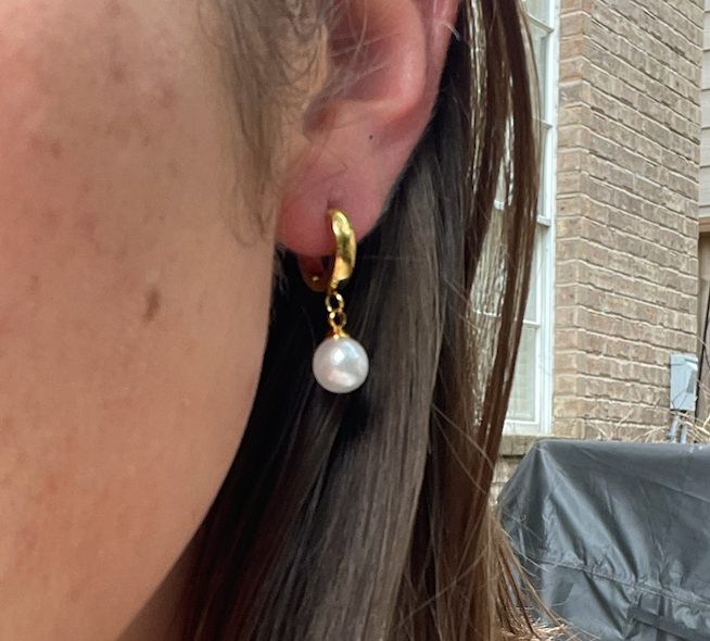 Drop Pearl Earrings