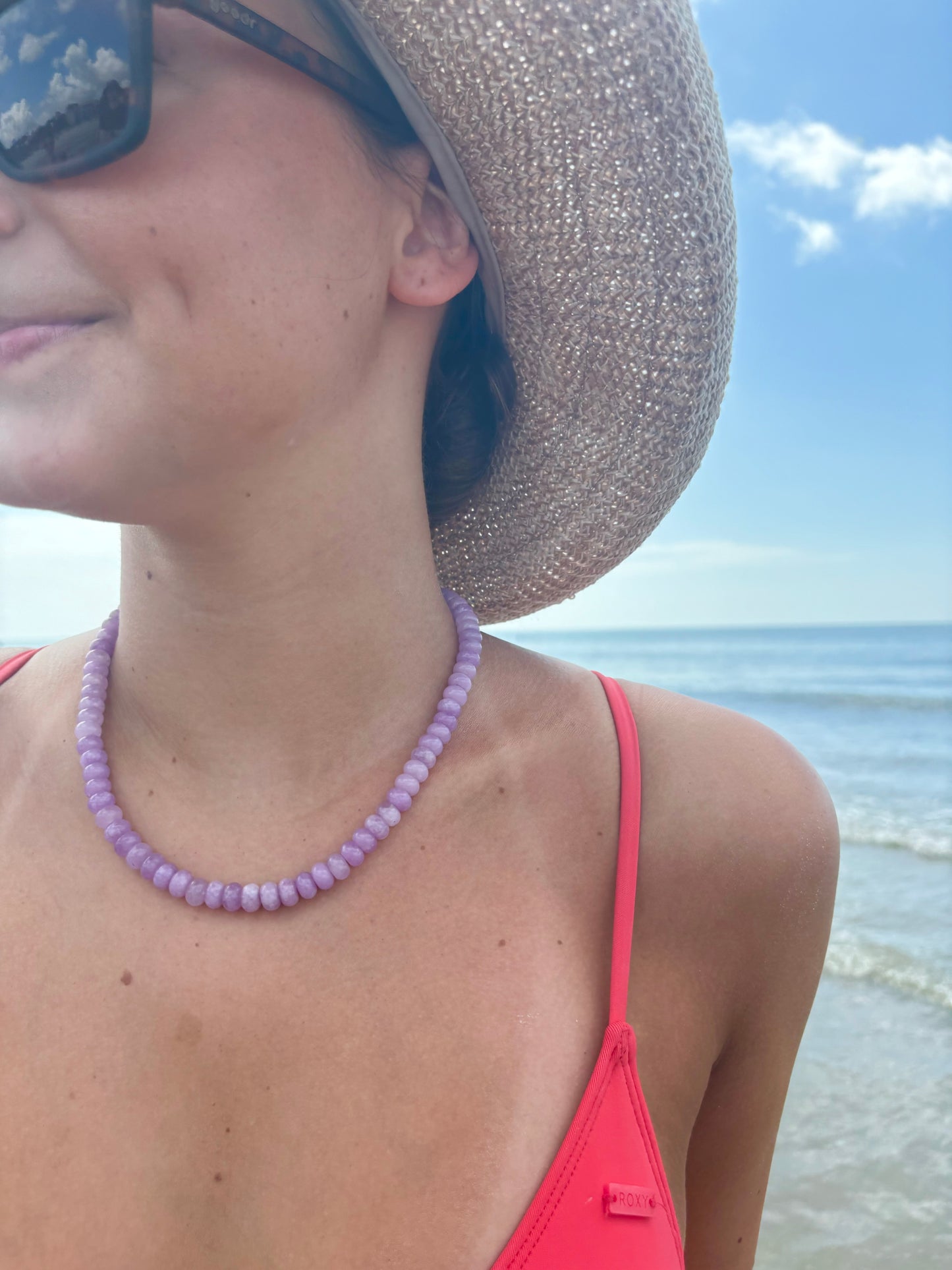 Purple Jade Necklace