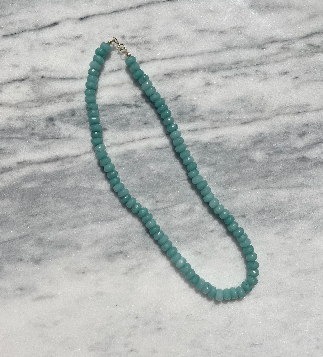Aqua Rock Necklace
