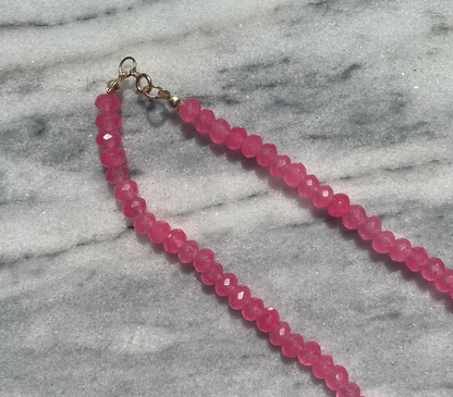 Pink Rock Candy Necklace
