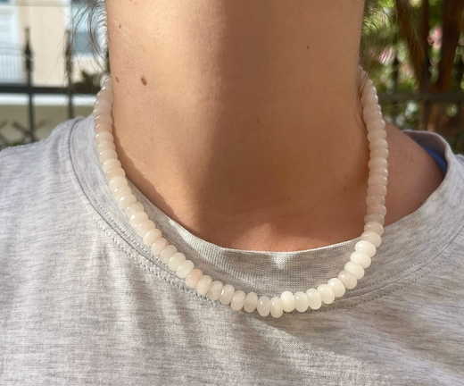 Pale Quartz Necklace