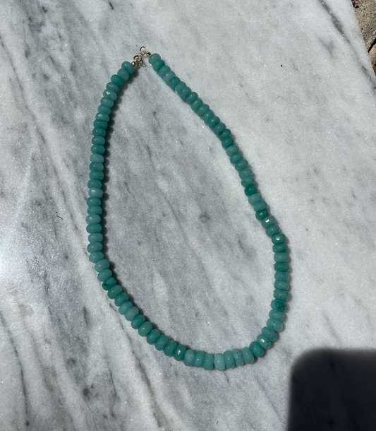 Aqua Rock Necklace