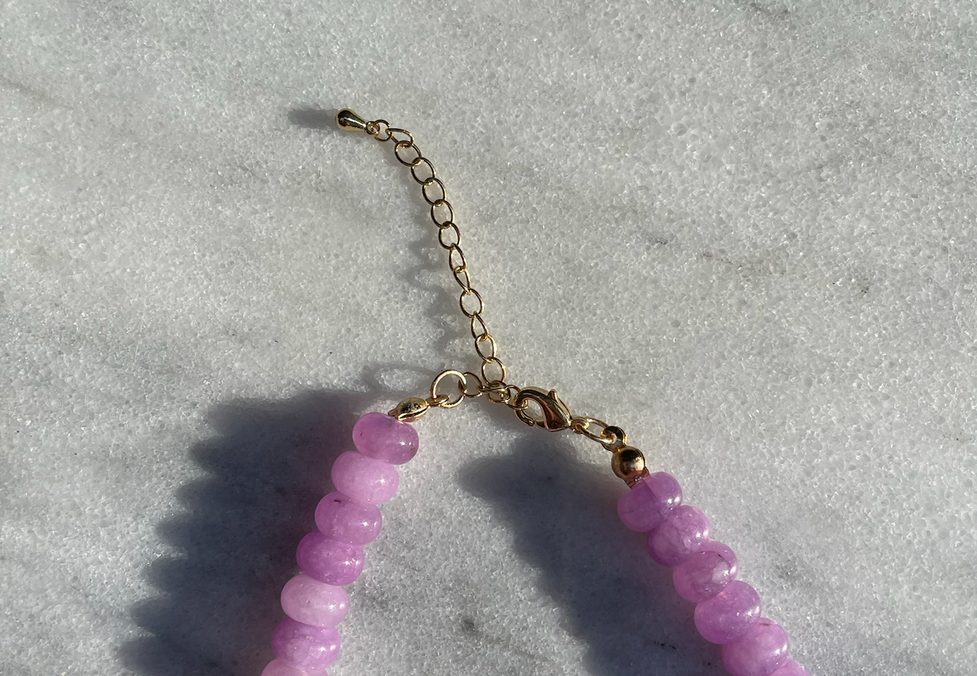 Purple Jade Necklace