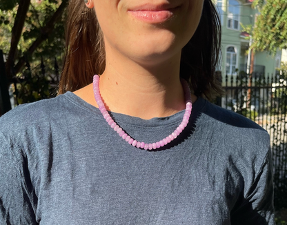 Purple Jade Necklace