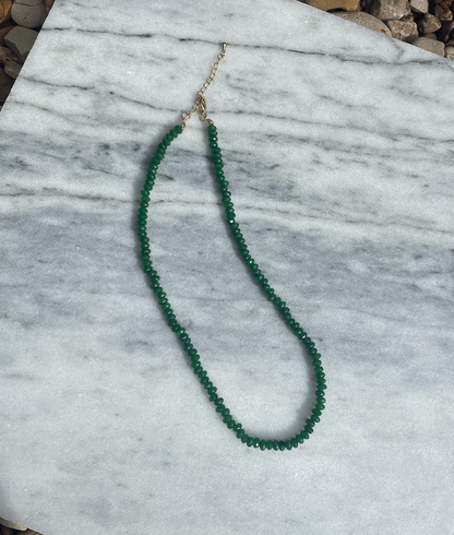 Emerald Rock Necklace