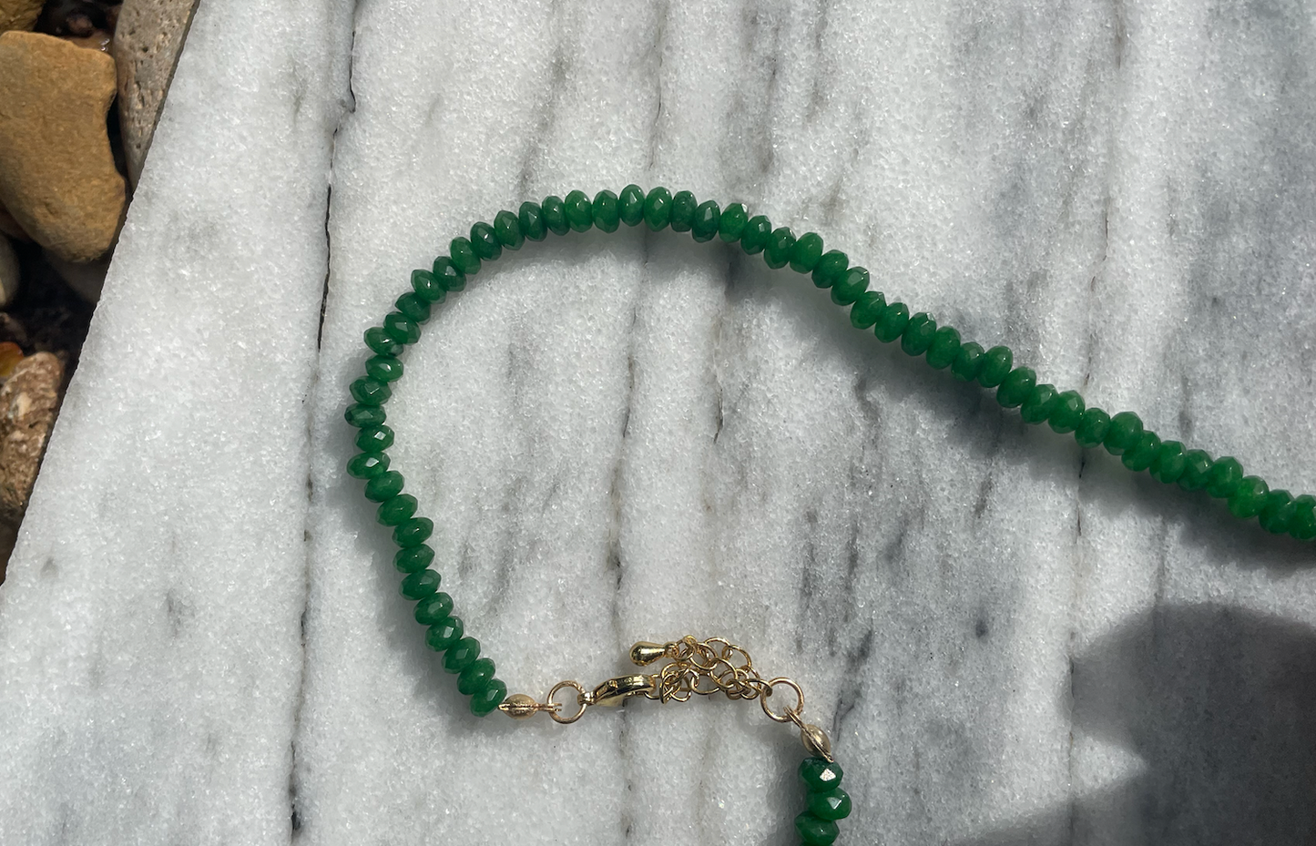 Emerald Rock Necklace