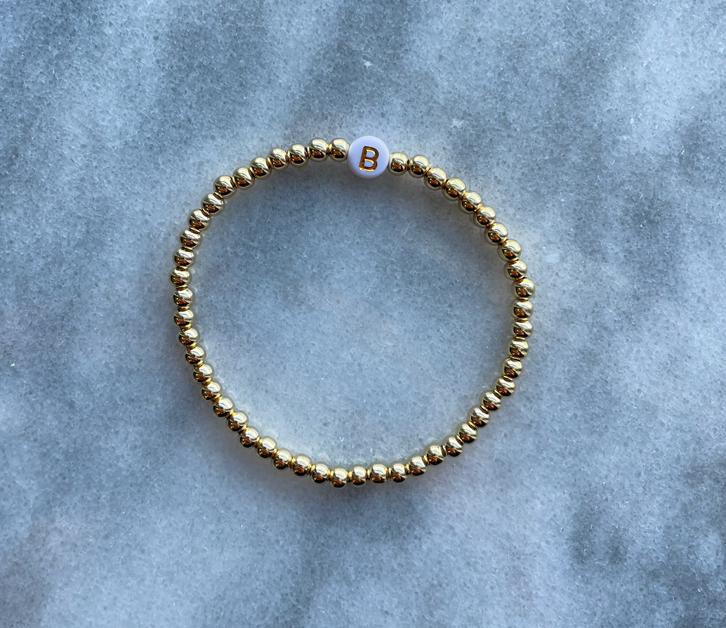 Gold-Filled Initial Bracelet