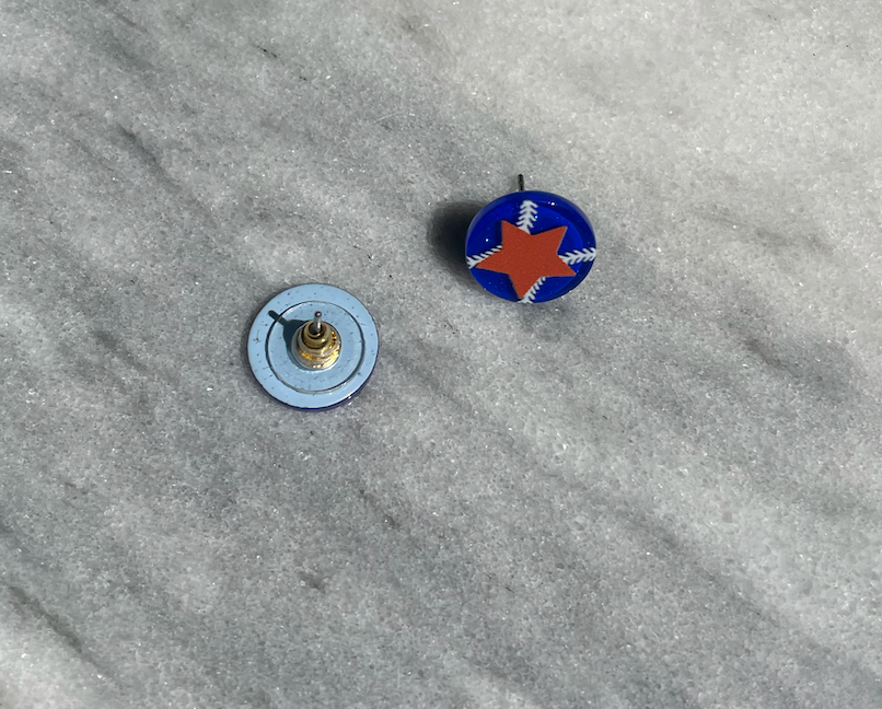 Blue Star Earrings