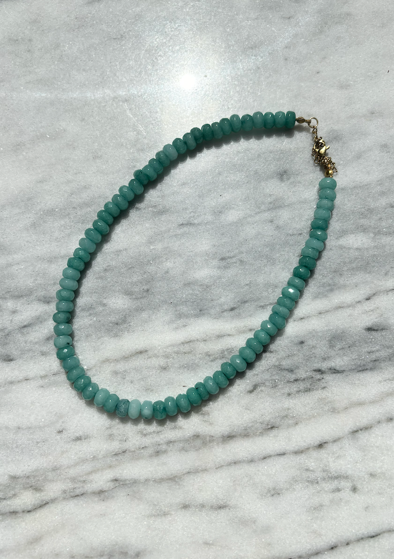 Aqua Rock Necklace