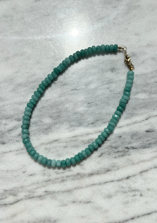 Aqua Rock Necklace