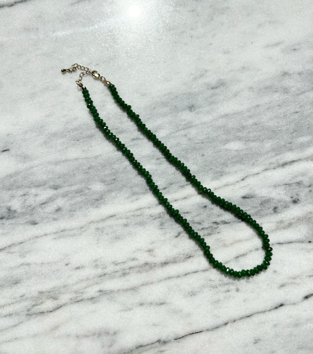 Emerald Rock Necklace