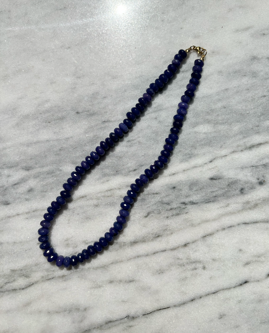 Indigo Rock Necklace