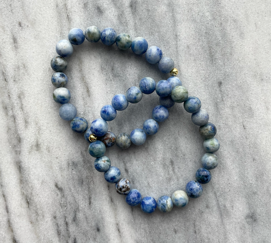 Blue Marble Bracelet